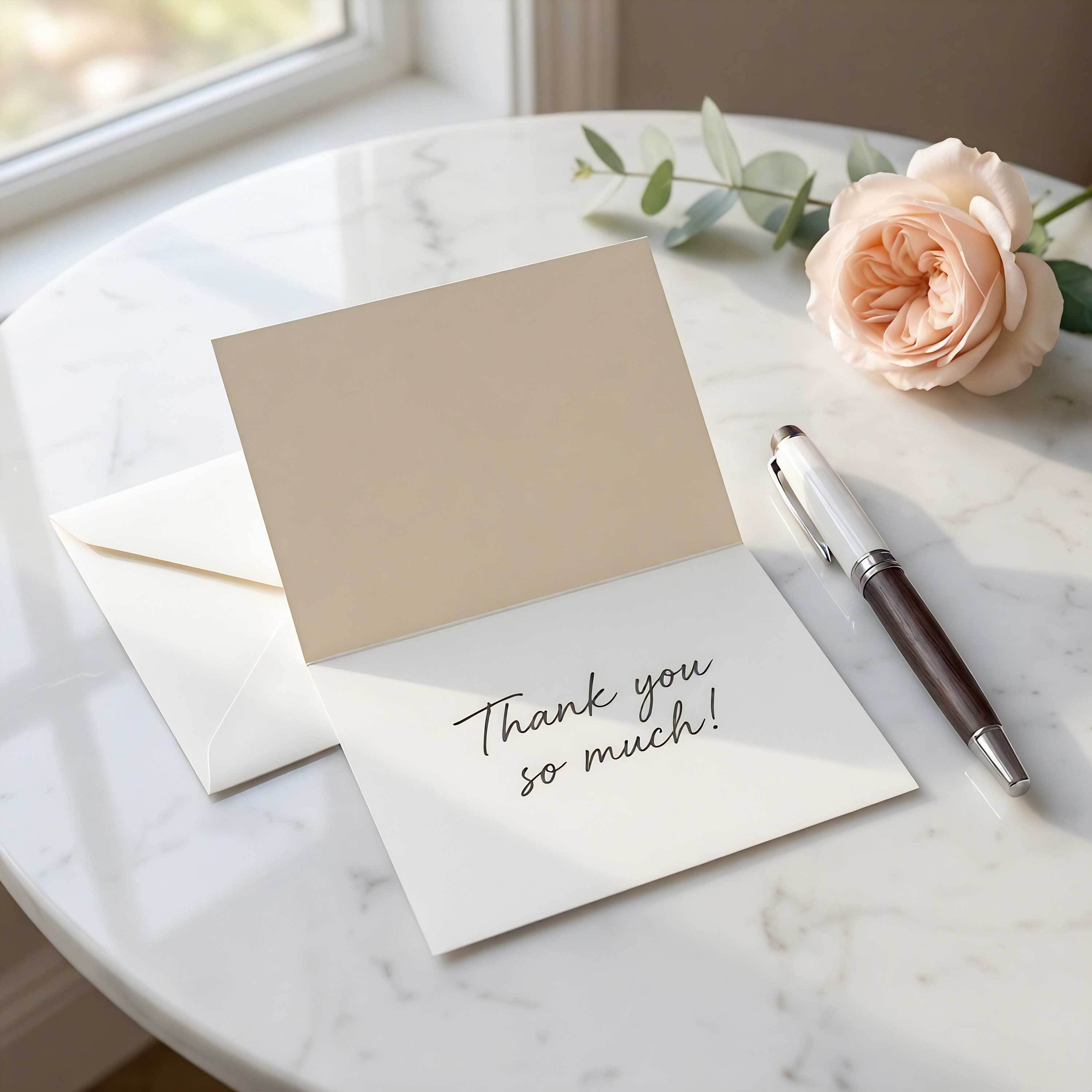 Personalized Thank You Notecards – Custom Stationery for Handwritten Notes