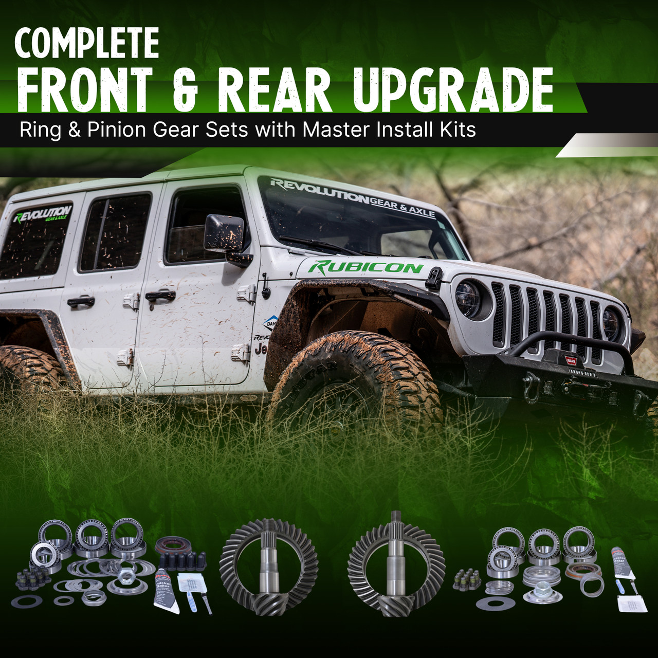 Jeep Wrangler JK Rubicon 4.10-5.38 Ratio Timken Bearing Gear