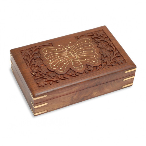 Sheesham Butterfly Box
