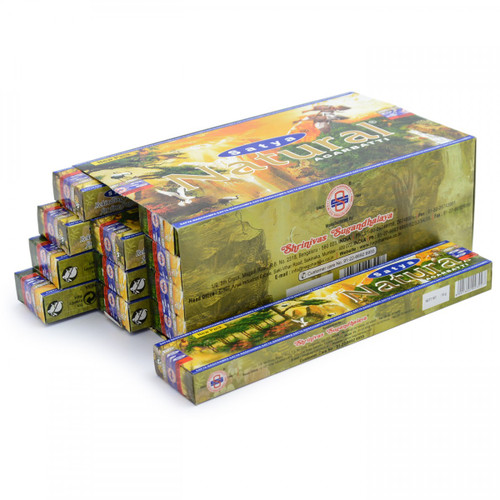 Natural Agarbatti Incense Sticks (Satya) - Big Box of 12 x 15g