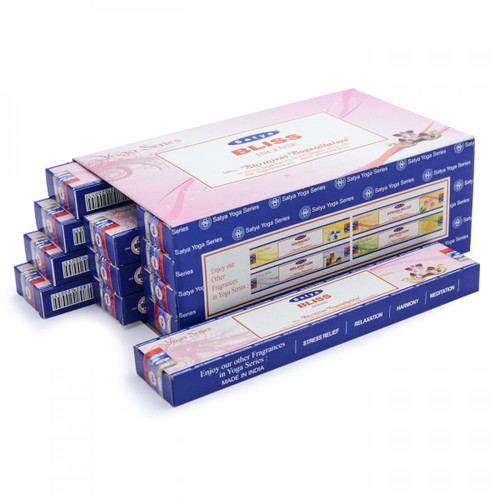 Bliss Incense Sticks (Satya Yoga Series) - Big Box of 12 x 15g