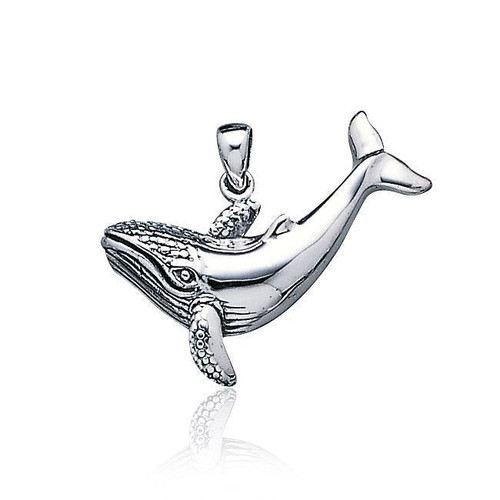 Whale Pendant (Sterling Silver)