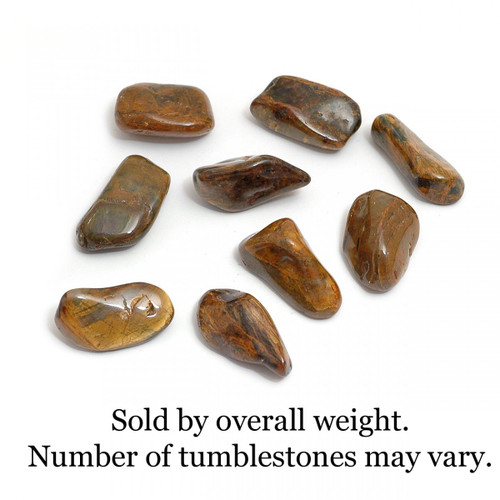 100g Bag of Golden Pietersite Tumblestones (South Africa)