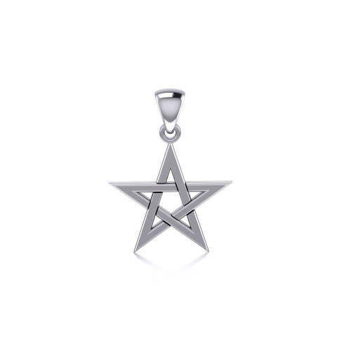 Pentagram Pentacle Star Pendant (Sterling Silver)