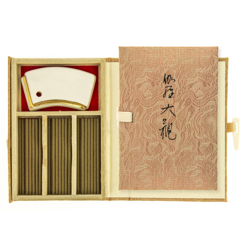 Kyara Taikan Premium Aloeswood Incense (45 Sticks & Incense Holder)