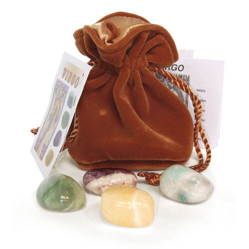 Virgo Crystals Tumblestone Set