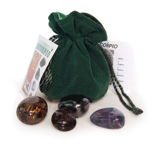 Scorpio Crystals Tumblestone Set