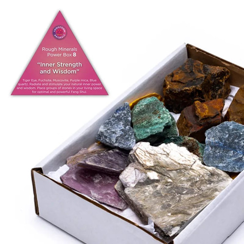 Power Box 8: Inner Strength & Wisdom Collection Rough Crystals