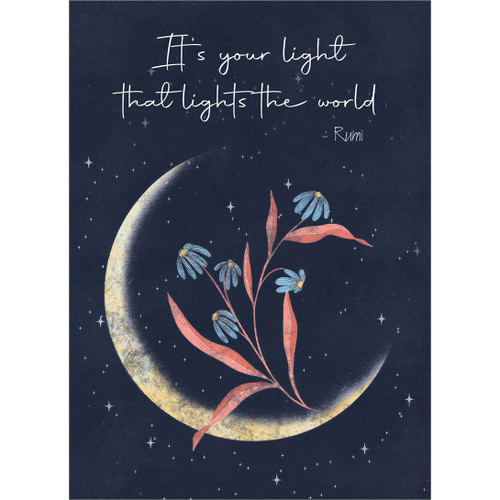 Lights the World Greeting Card (Birthday)