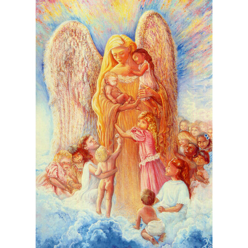 Guardian Angel Greeting Card (Blank)