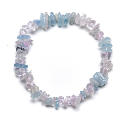 Morganite Chip Bracelet