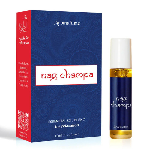 Nag Champa Essential Oil Roll-On Blend (10ml)