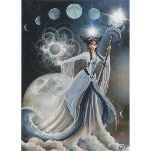 Moon Goddess Greeting Card - Kim Dreyer (Blank)