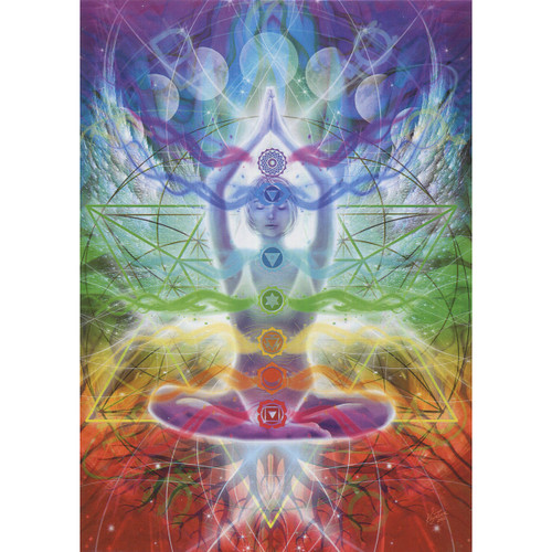 Rainbow Soul Greeting Card (Blank)