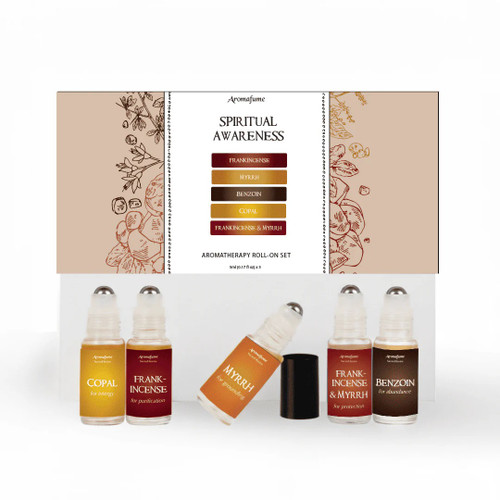 Spiritual Awareness Aromatherapy Roll-On Gift Set (5 x 5ml)