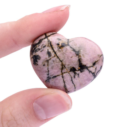 Mini Rhodonite Heart