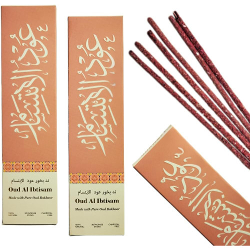 Oud Al Ibtisam Incense Sticks (Pack of 30)