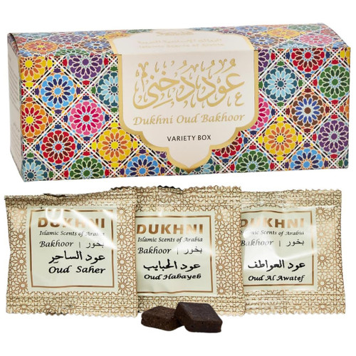 Oud Bakhoor Incense Bricks Variety Box (Refill Pack)