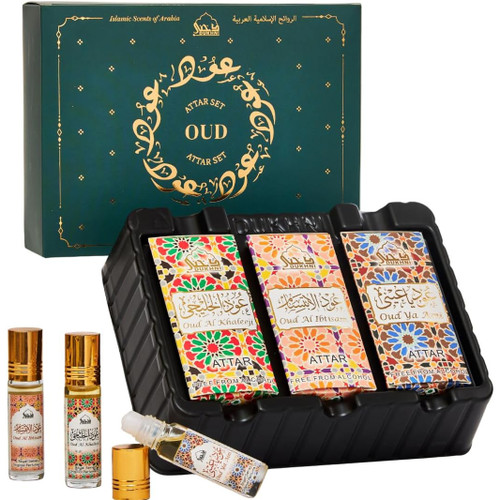 Oud Attar Perfume Oil (Set of 3)
