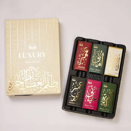 Luxury Attar Perfume Oil (Set of 6)