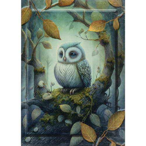 Mystic Owl Greeting Card (Blank)