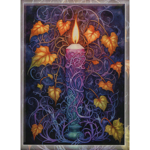 Supernatural Flame Greeting Card (Blank)