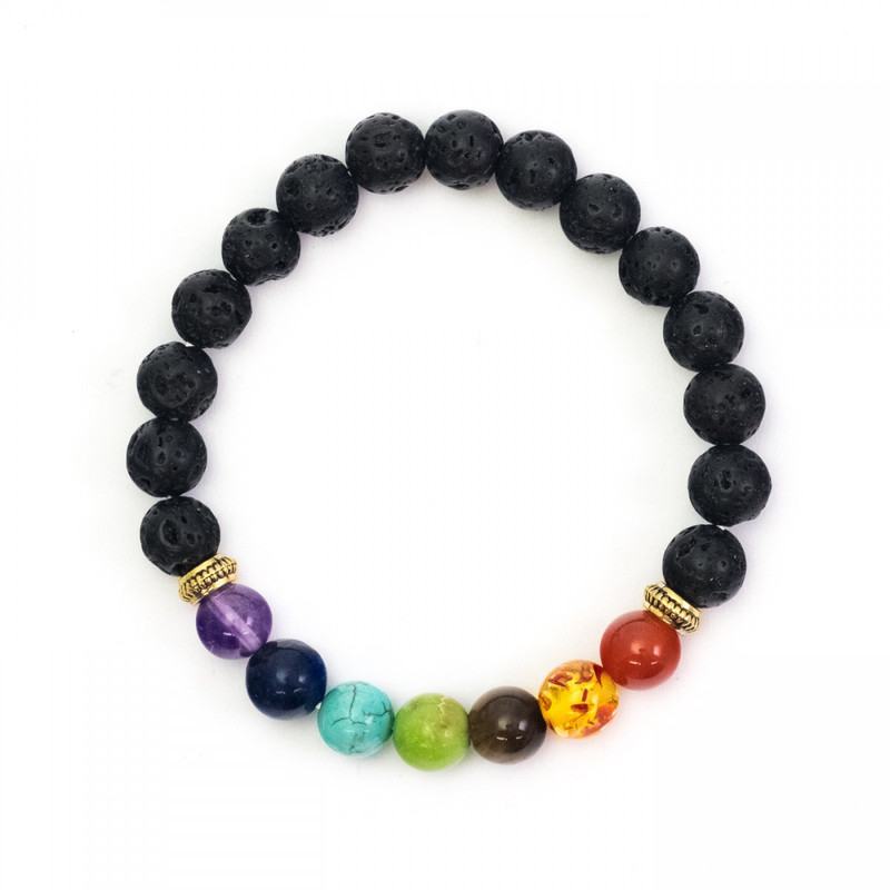 Wholesale Handmade Chakra Balancing Lava Stone Essential Oil Diffuser  Bracelet Jewellery : Amazon.co.uk: Handmade Products