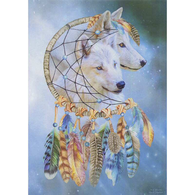 Wholesale Wolf Dreams Greeting Card | Carol Cavalaris