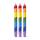 Set of 3 Rainbow Candles - Unscented