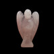 Rose Quartz - Hand Carved Crystal Angel