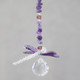 Small Lead Crystal Ball Dragonfly - Purple