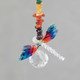 Small Lead Crystal Ball Dragonfly - Rainbow
