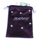 Deep Purple Velvet Tarot / Oracle Card Bag - Stars and Tarot