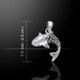 Celtic Shark Pendant (Sterling Silver)