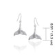 Whale Tail Earrings (Sterling Silver)