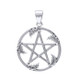 Oak Leaf Pentacle Pendant (Sterling Silver)