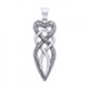 Celtic Snake Pendant (Sterling Silver)