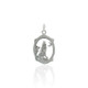 Howling Wolf Charm (Sterling Silver)
