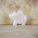 Hand Carved Flying Pig - Rose Quartz