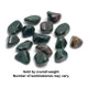 250g Bag of Bloodstone Tumblestones (India)