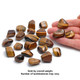 250g Bag of Golden Tiger's Eye Tumblestones (South Africa)