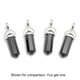 Black Tourmaline (Small) - DT Point Pendant (Sterling Silver Setting)