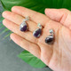 Banded Amethyst - Teardrop Pendant