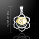 Sacral Chakra Pendant (Joy) - Sterling Silver & Gold