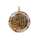 Orgone Flower of Life Citrine Pendant