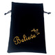 Believe/Stars Tarot / Oracle Card Bag - Black