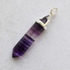Fluorite - DT Point Pendant (Sterling Silver Setting)