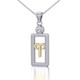 Aries Pendant with Cubic Zirconia & Chain Set (Sterling Silver)