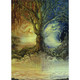 Tree of Day and Night Greeting Card (Blank)