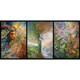 Spirit of the Elements Triptych Greeting Card (Self-Sealing)